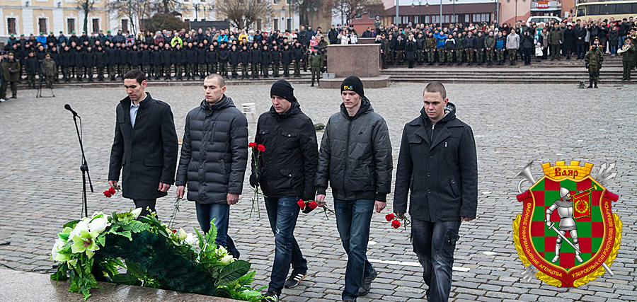 Перед отправкой в войска. Могилев, ноябрь, 2014 год Перед отправкой в войска. Могилев, ноябрь, 2014 год