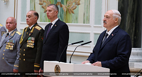 Александр Лукашенко: «Высокое воинское звание — это наивысшая ответственность и спрос»